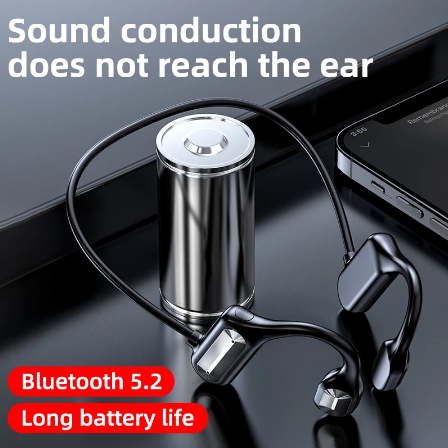 Lisslune | Ear Wireless Headphones Sports Bluetooth-Compatible Hands-Free Bone Conduction Earphones
