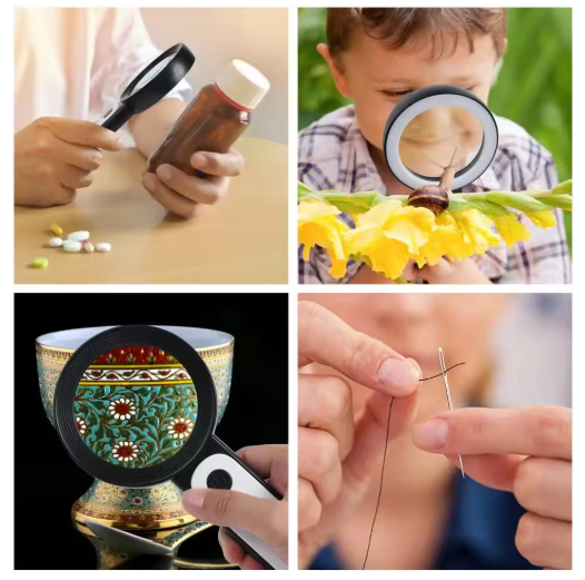 Lisslune | 30x magnifying glass for seniors