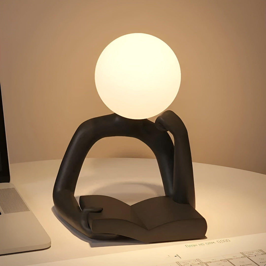 Lisslune | EvaGlow Abstract Luxury Table Lamp - modern elegance