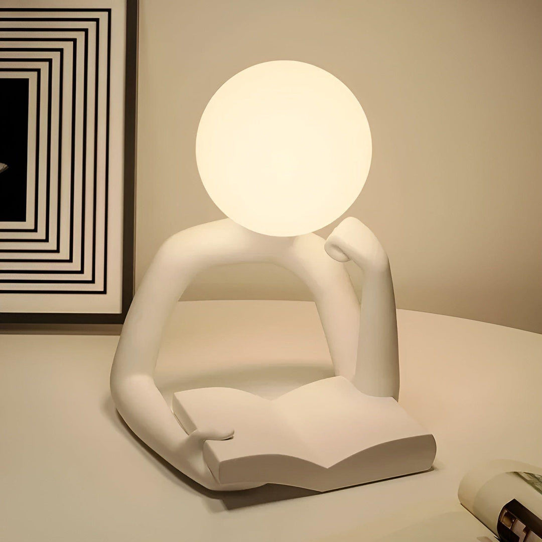 Lisslune | EvaGlow Abstract Luxury Table Lamp - modern elegance