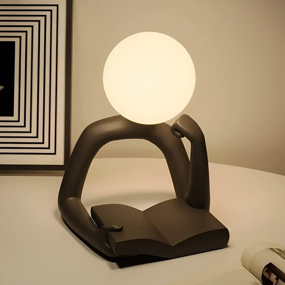 Lisslune | EvaGlow Abstract Luxury Table Lamp - modern elegance