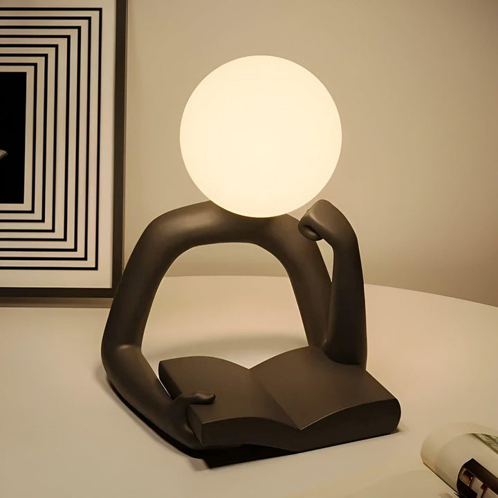 Lisslune | EvaGlow Abstract Luxury Table Lamp - modern elegance