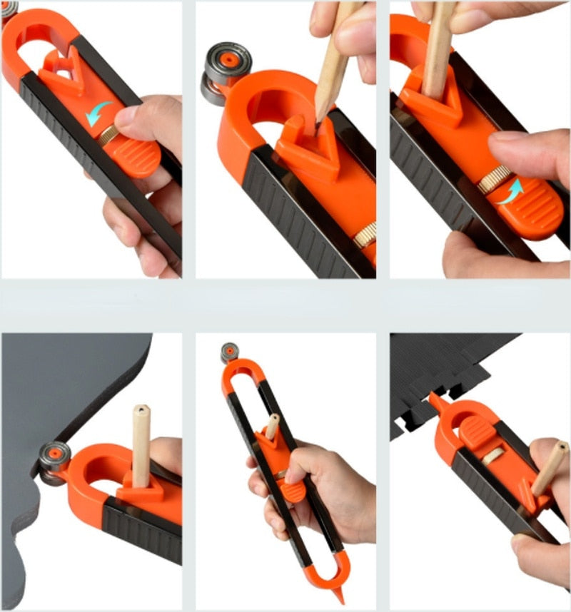 Lisslune | Adjustable Profile Scribing Ruler