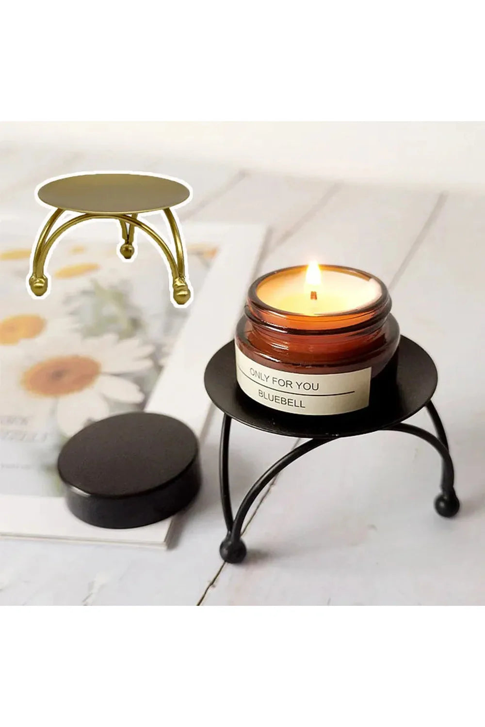 Lisslune | Aesthetic plated pillar plate holder