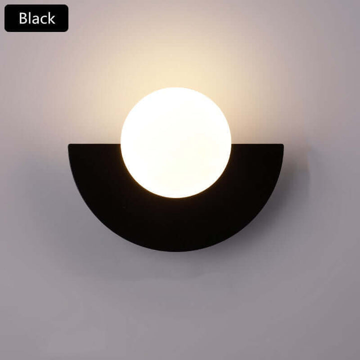 Lisslune | Half Moon Metal Wall Light. Available in 2 different sizes and various colors.