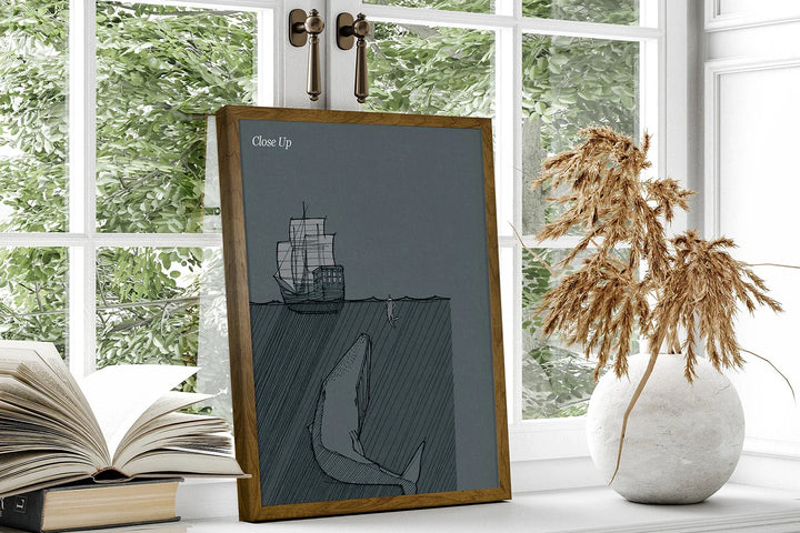 Lisslune | and fish canvas poster