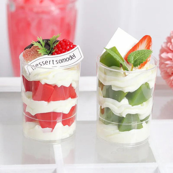 Lisslune | Life-like Artificial Ice Cream Cake Centerpiece for Home Decoration and Photography