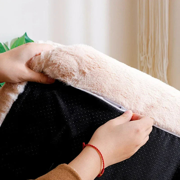 Lisslune | ComfortCuddle | Cat Bench | Soft Plush | Breathable Design | Anti-Slip Bottom