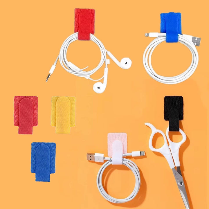Lisslune | Self-Adhesive Reusable Cable Organizer Set