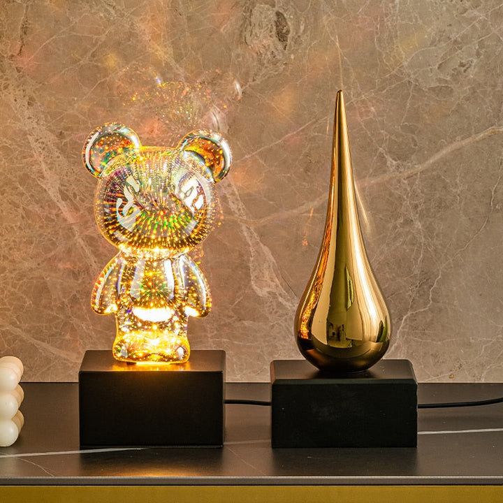 Lisslune | LED Bear Fireworks Night Lamp