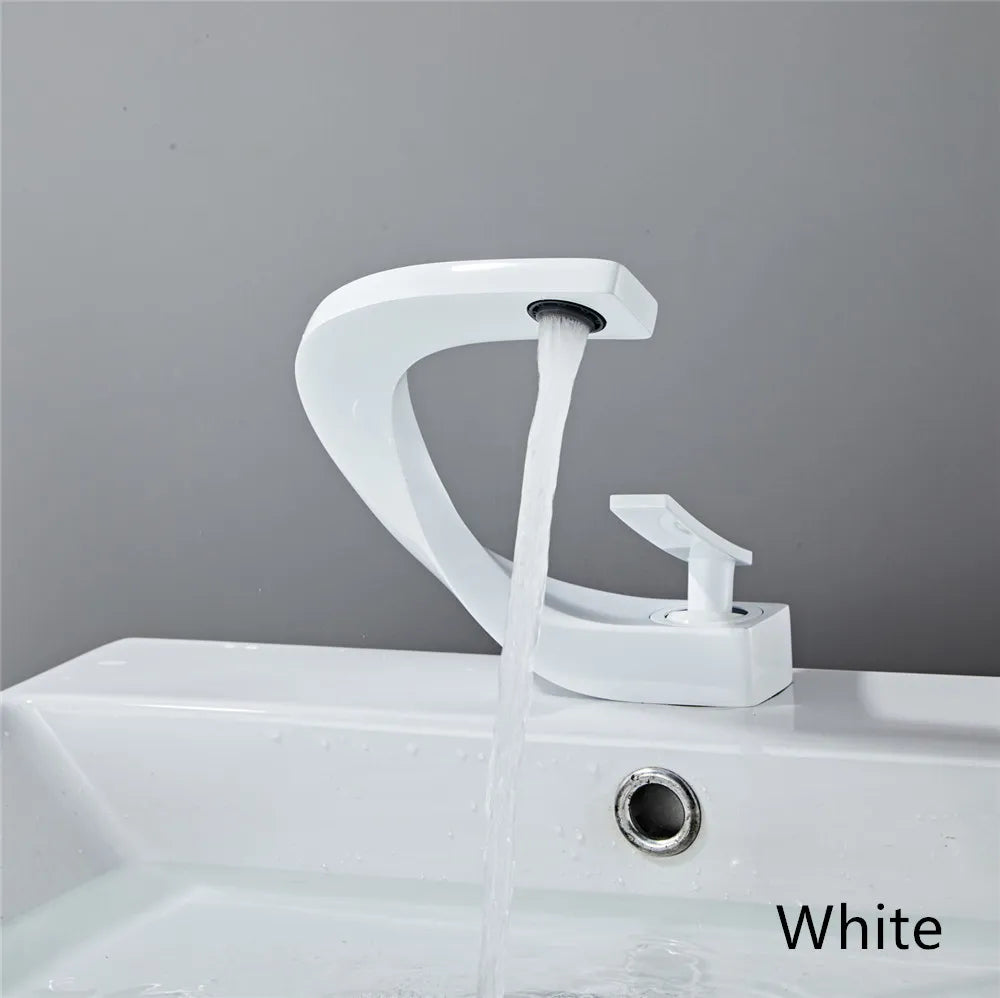 Lisslune | Nordic Arch Artistic Deck Mounted Faucet