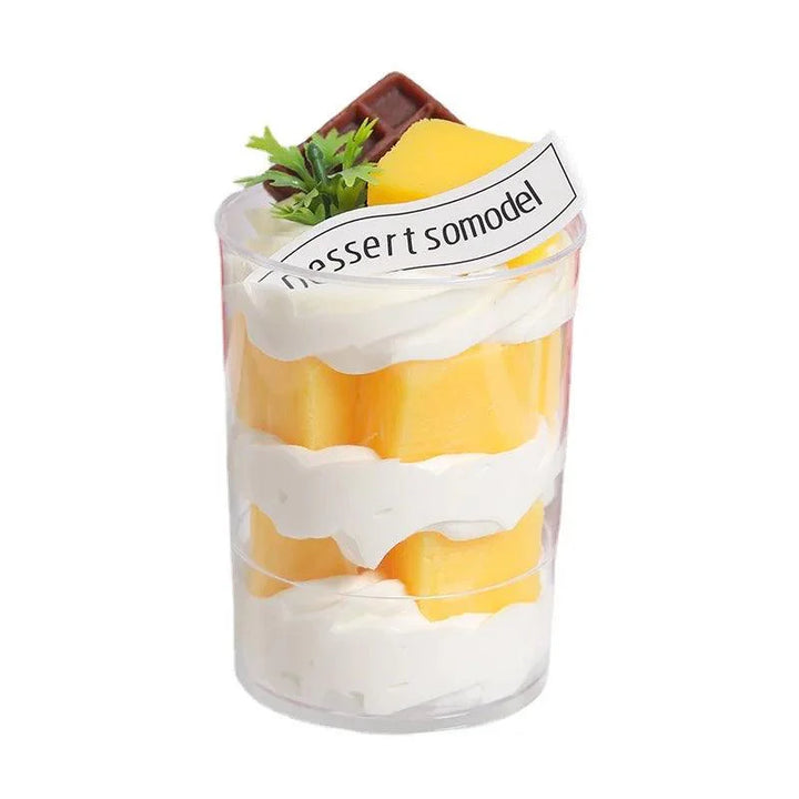Lisslune | Life-like Artificial Ice Cream Cake Centerpiece for Home Decoration and Photography