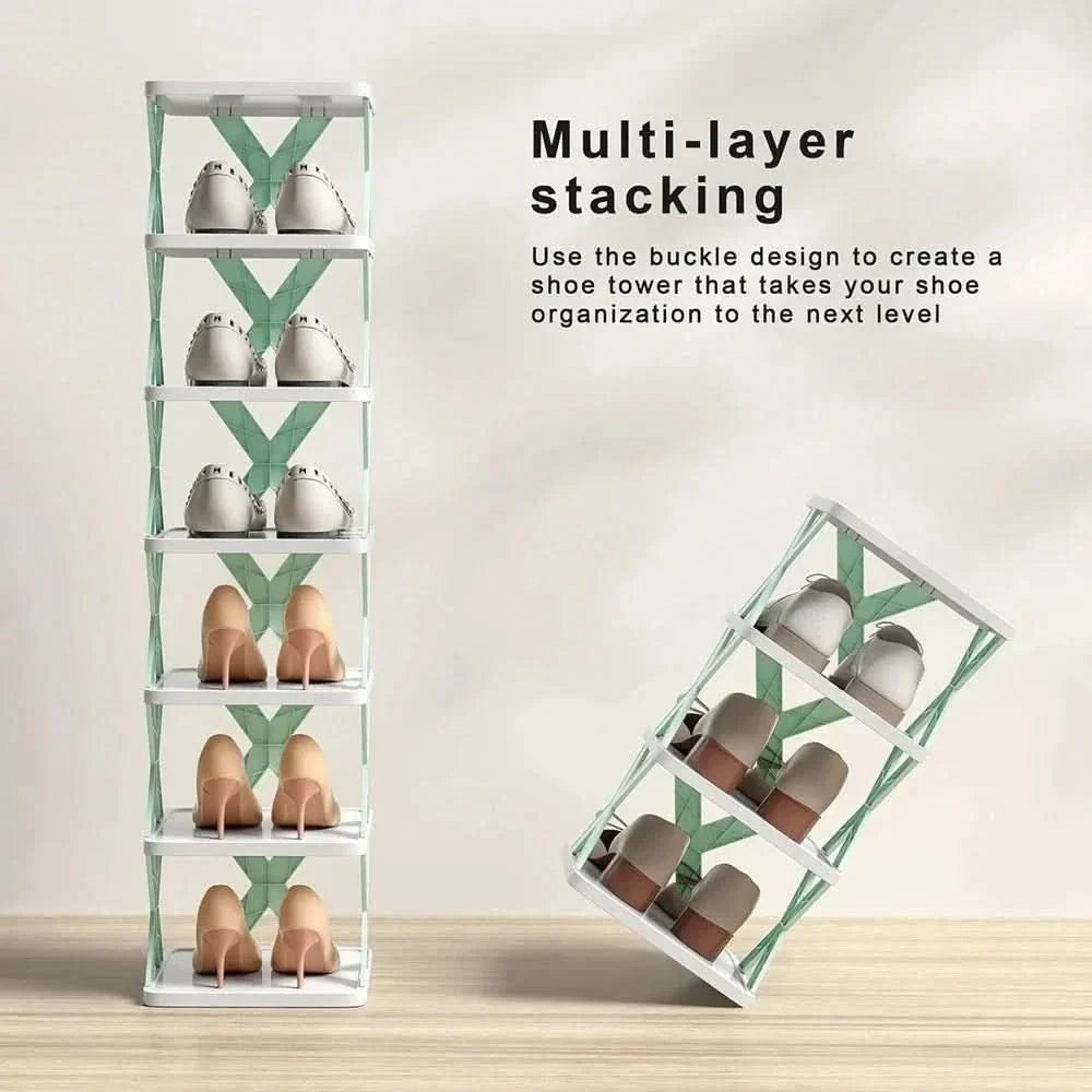 Lisslune | SHOETOWER – Multi-layer shoe organizer for space-saving storage