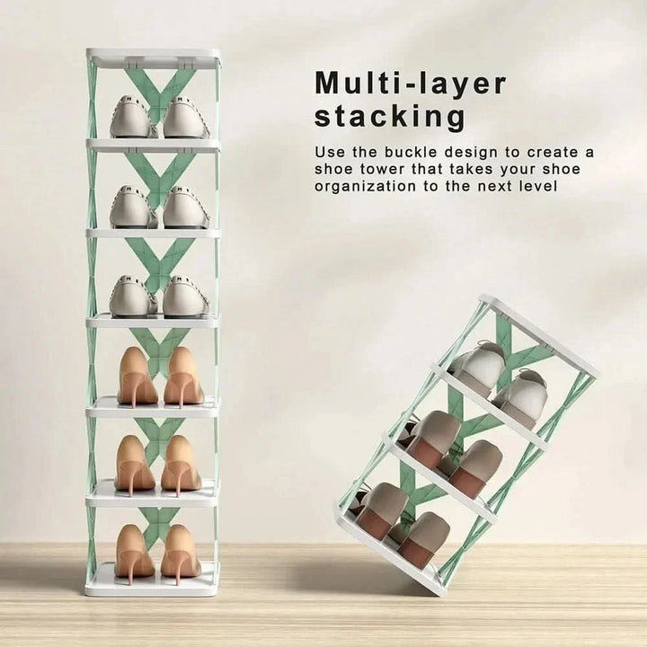 Lisslune | SHOETOWER – Multi-layer shoe organizer for space-saving storage