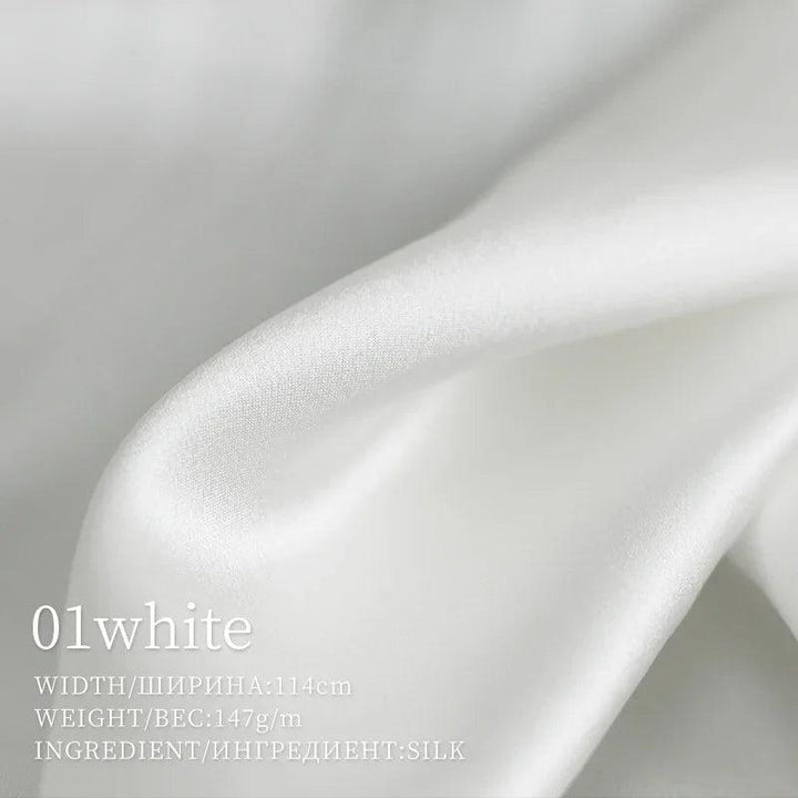 Lisslune | Opulent Red Raspberry 30 Momme Heavy Satin Silk Fabric for Refined Dress Couture and Couture Creations