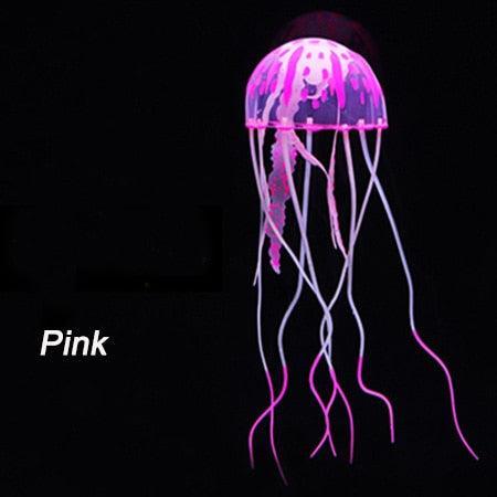 Lisslune | Glowing Jellyfish Aquarium Decoration for Charming Underwater Decoration