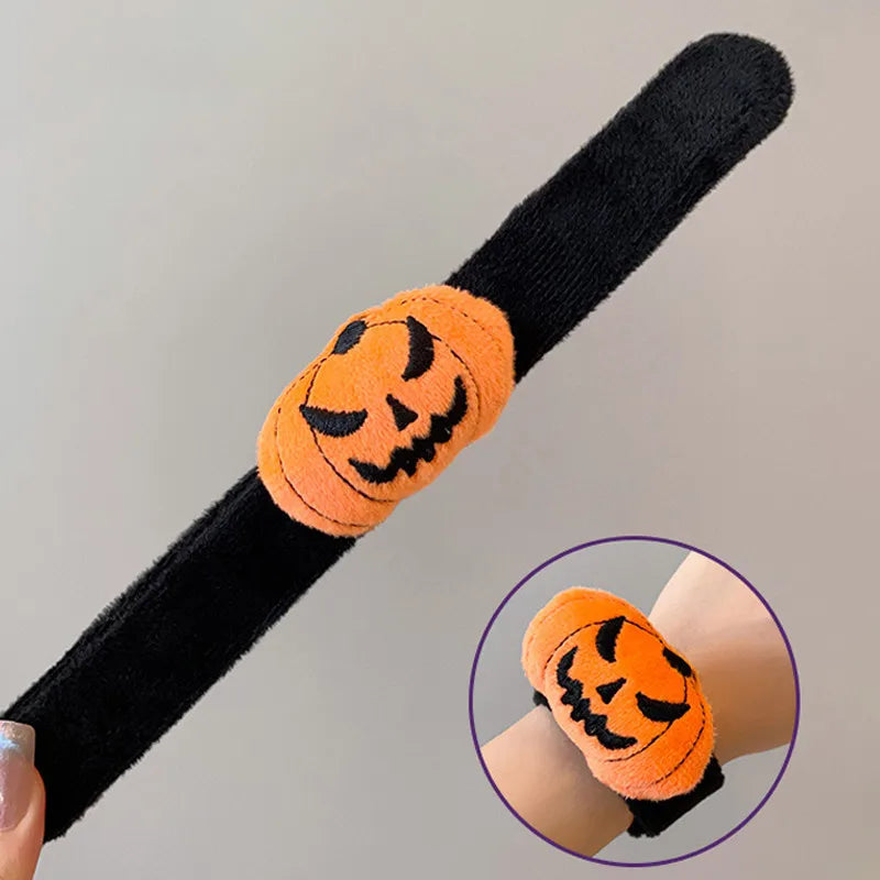 Rynx | Halloween 3D Tube Bracelet Pumpkin Witch Ghost Spider Decoration Bracelet Gift Kids Cartoon Finger Ring Props Party Supplies