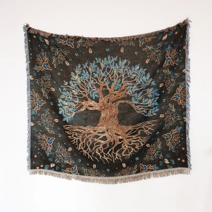Lisslune | Sun & Flowers Wall Tapestry Blanket