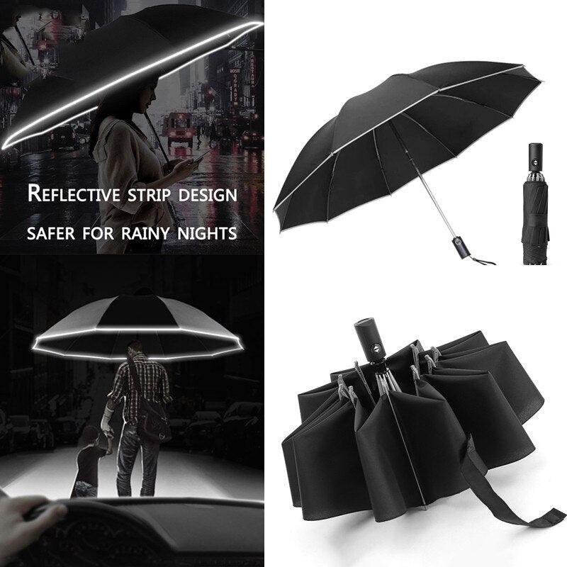 Lisslune | RainGuard LED Umbrella: Elevate your adventures on rainy days