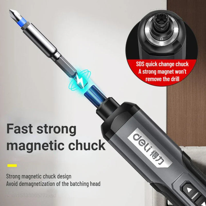 Lisslune | Mini Cordless Rechargeable Electrical Screwdriver Drill Tool Set