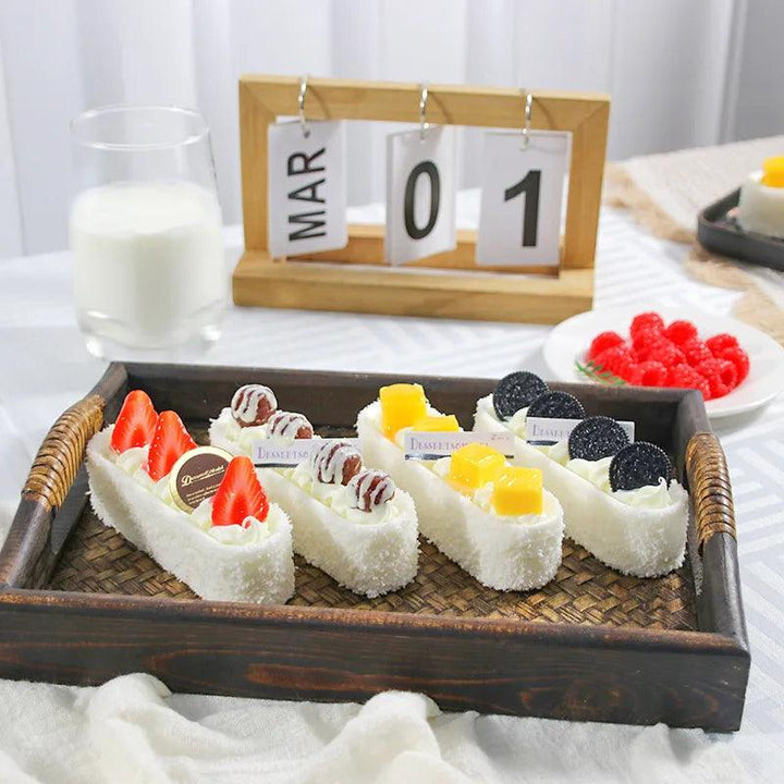 Lisslune | Lifelike Artificial Fruit Cake Model for Photography and Home Decoration - FCYY-043