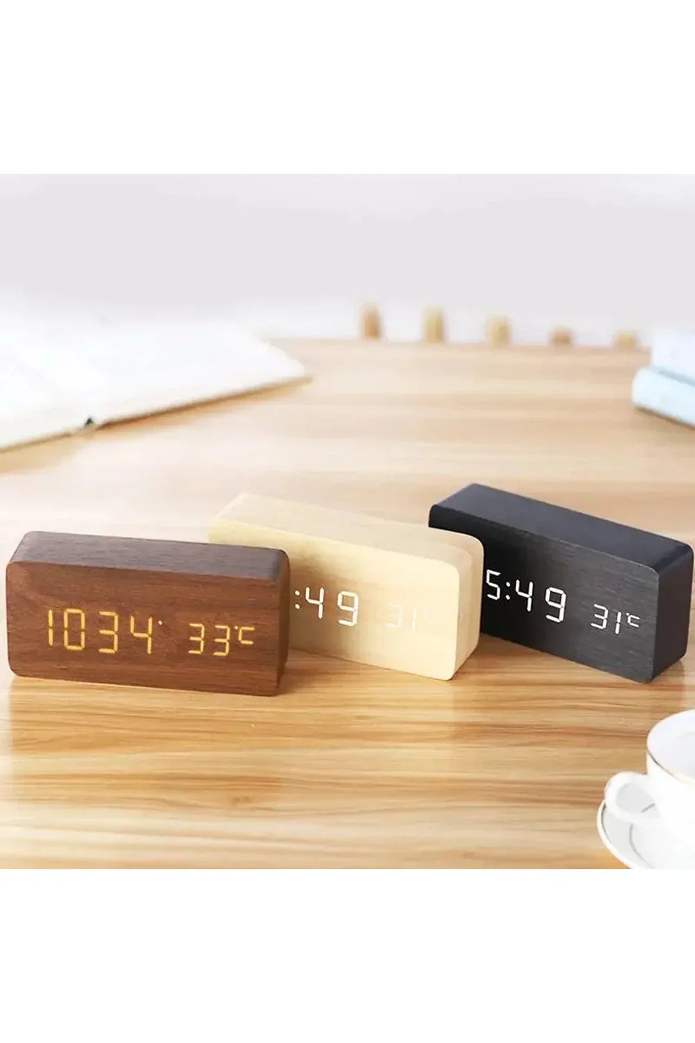 Lisslune | Wood LED Digital Clock