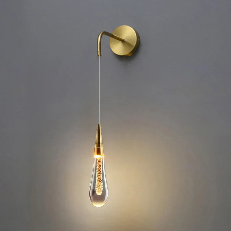 Lisslune | Elegant Wall Lamp with Sparkling Crystal Drops