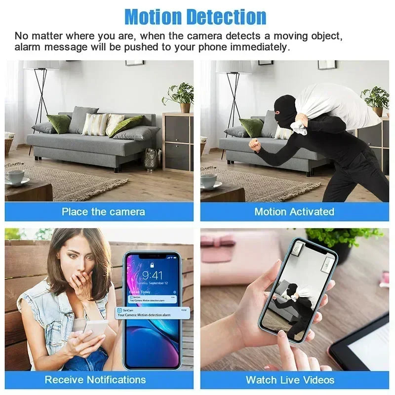 Lisslune | Mini Spy HD WiFi Motion Detection Security Camera