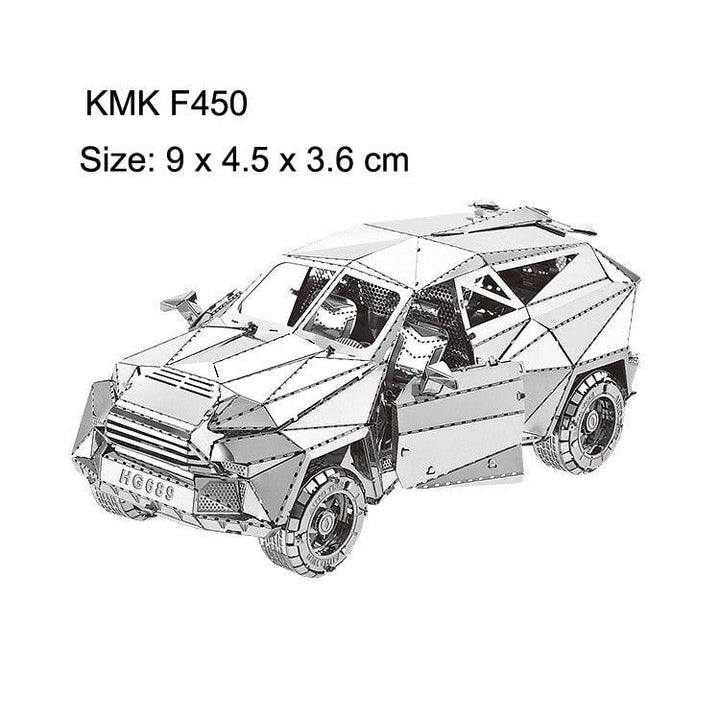 Lisslune | 3D Metal Race Model Building Kit for Creative Teens and Adults