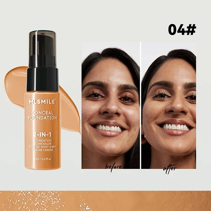 Rynx | Face Foundation Cream Oil Control Matte BBCream Waterproof Long-lasting Concealer Liquid Full Coverage Matte Base Professional Makeup