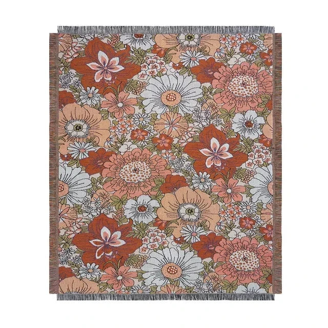 Lisslune | Floral Wall Tapestry Blanket