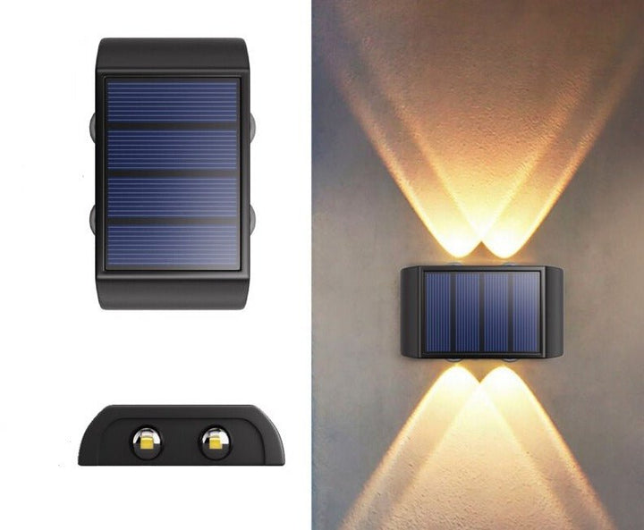 Lisslune | Waterproof Outdoor LED Solar Wall Light