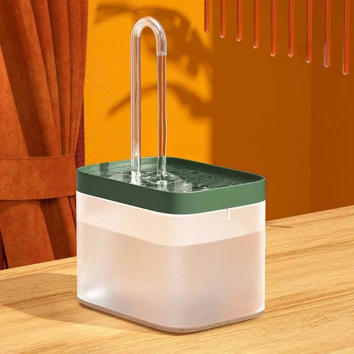 Lisslune | Ultra-quiet Pet Water Fountain with Intelligent Filtration - 1.5 l Stainless Steel