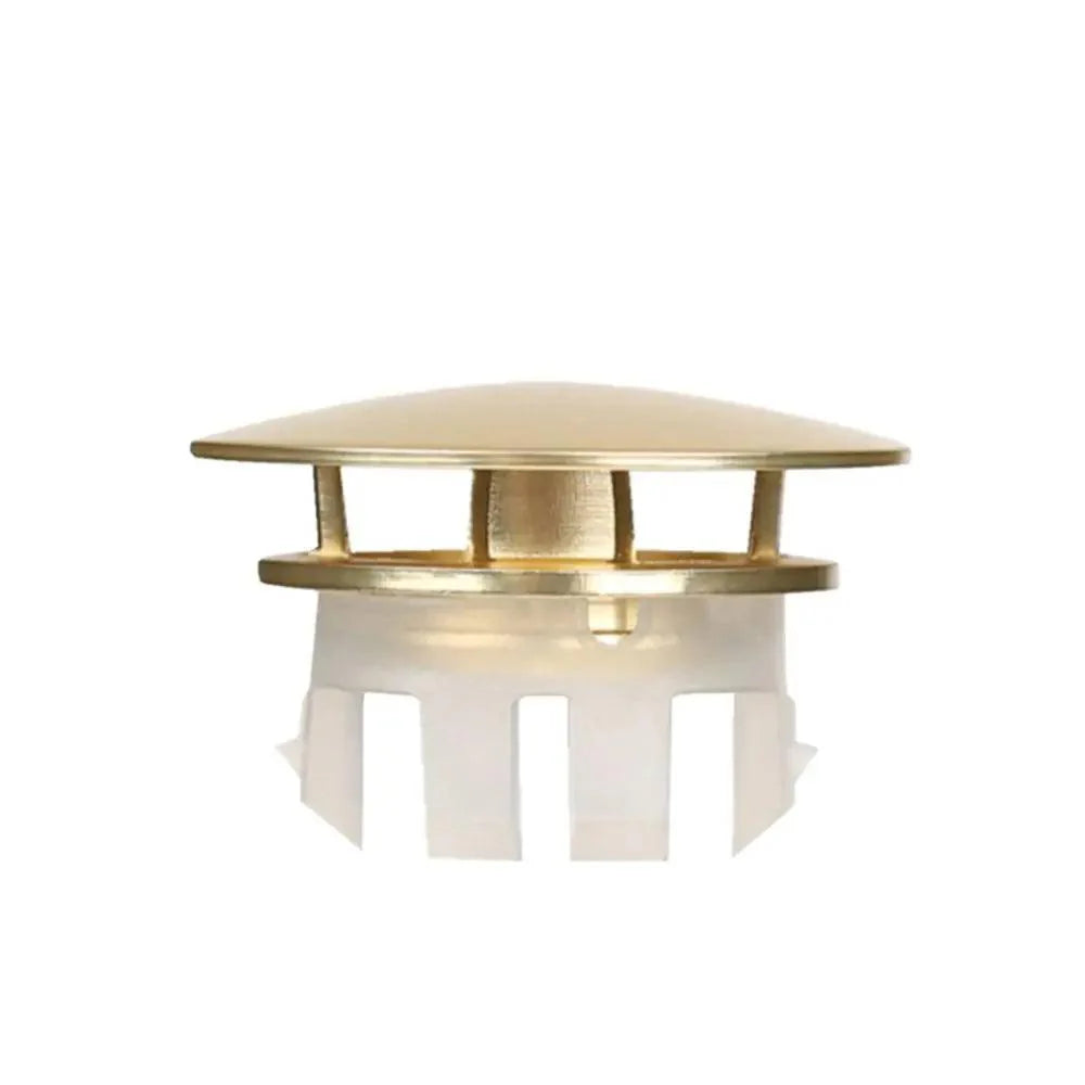 Lisslune | Chic Copper Sink Overflow Cover Plate - Durable Anti-Corrosion Solution