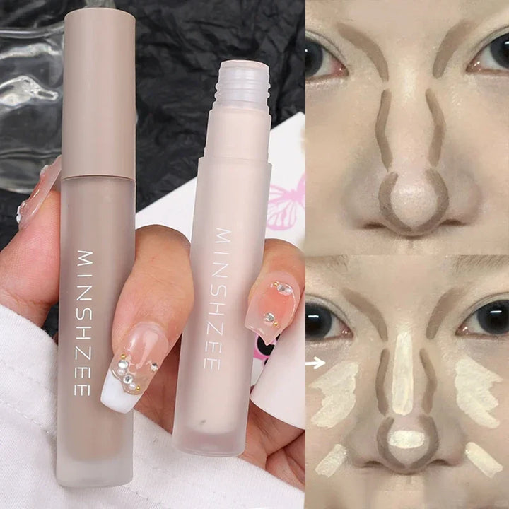 Rynx | Waterproof liquid contour pencil Matte highlighter nose shadow Long lasting brightening face bronzer contouring makeup cosmetics