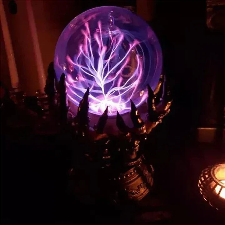 Lisslune | DarkEnergy - Mystical Sphere Lamp with Gothic Hand