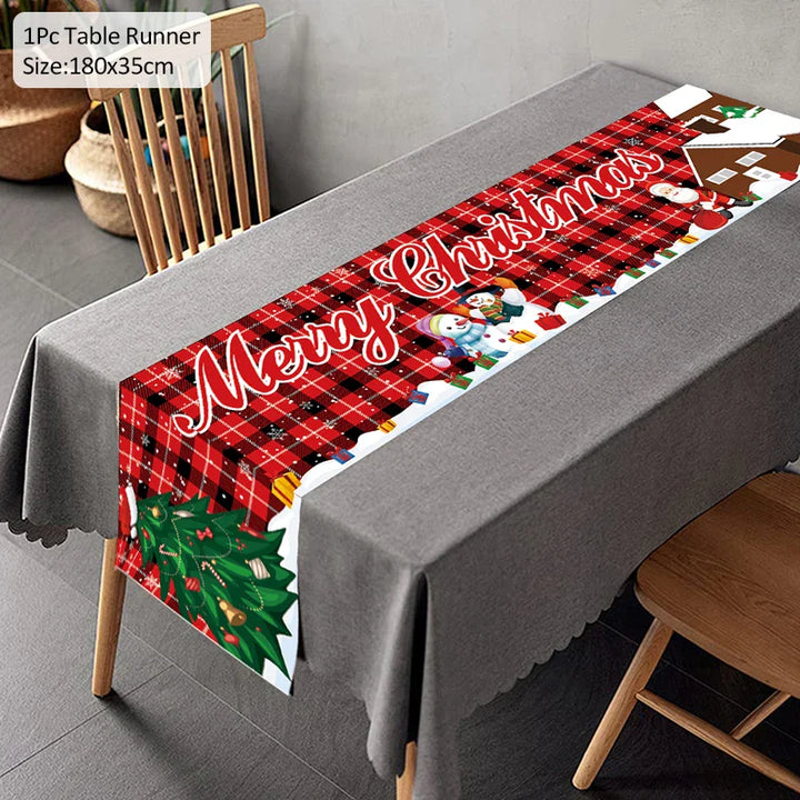 Rynx Merry Christmas Door Banner Hanging Decoration Christmas Decoration for Home Xmas Navidad Happy New Year
