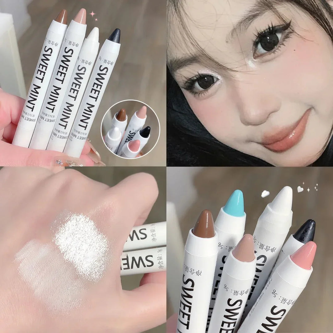 Rynx | Shimmer Matte Glitter Eyeshadow Eyeliner Pencil Lying Silk Spider Waterproof Long-lasting Brightening Eye Highlighter Women Eye Makeup