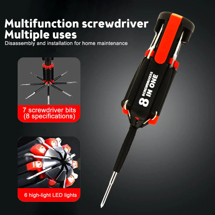 Lisslune | Bright Fix 8in1 LED Multi-Tool Screwdriver