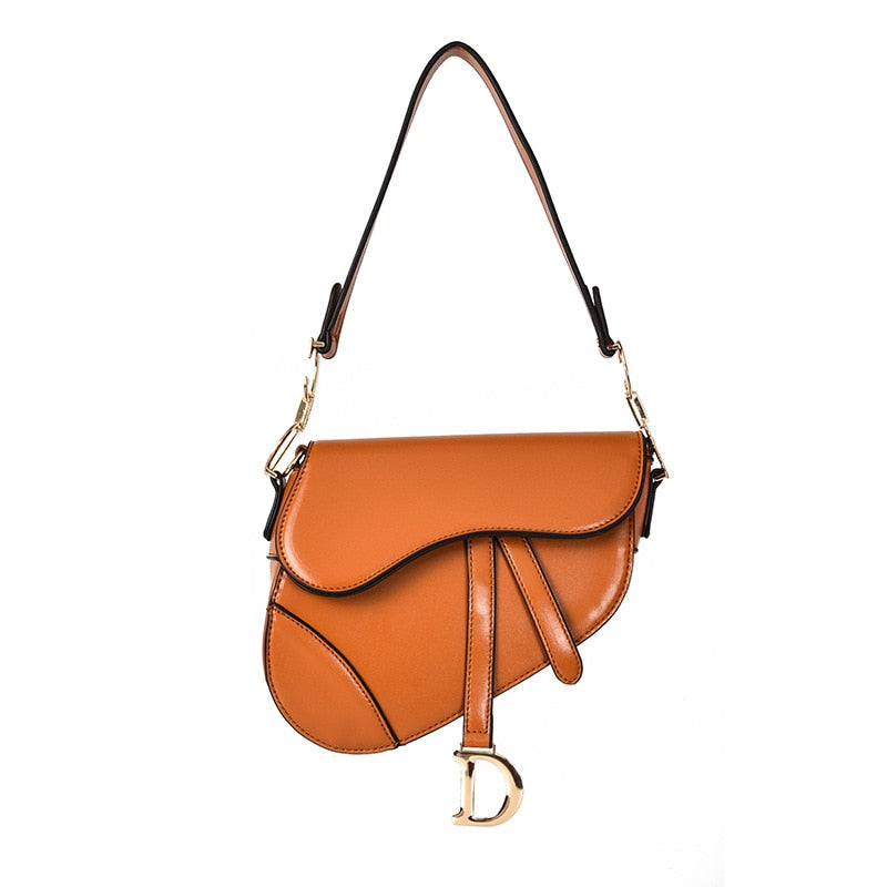 Lisslune | Luxurious Women's Shoulder Bag - exclusive PU - leather Saddle Bag