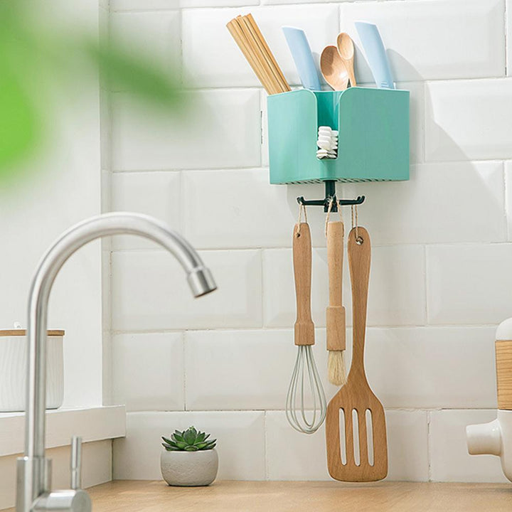 Lisslune | Self-Adhesive Kitchen Utensils Drainer Rack