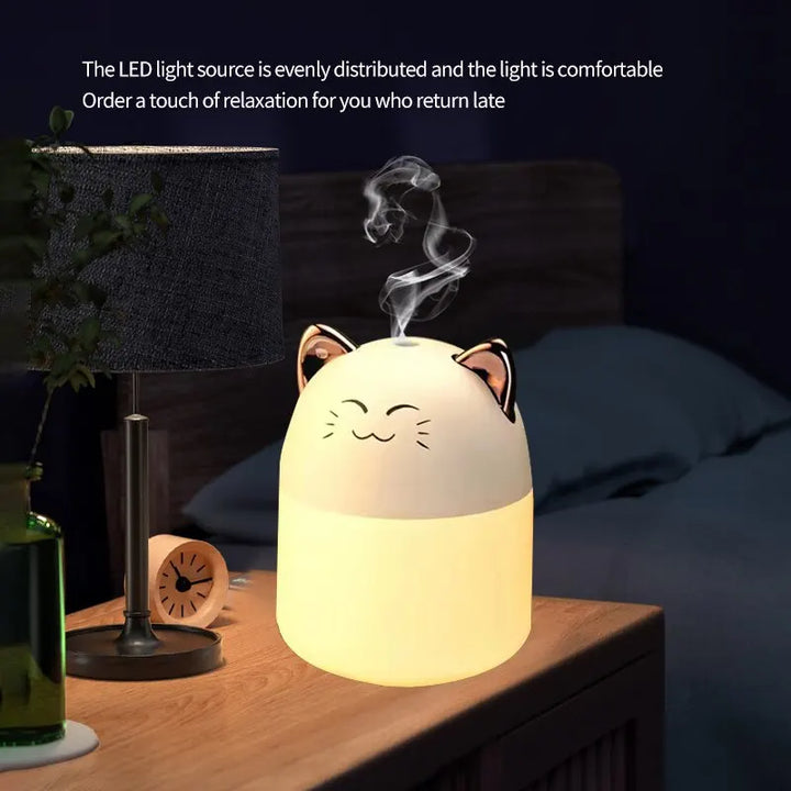 Lisslune | Cat night light air humidifier