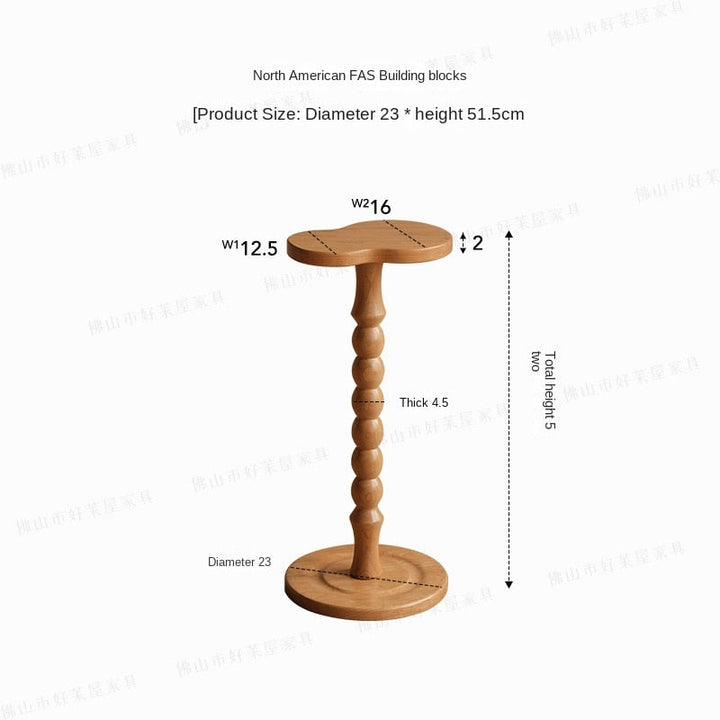 Lisslune | Medieval Time Solid Wood Mini Coffee Table