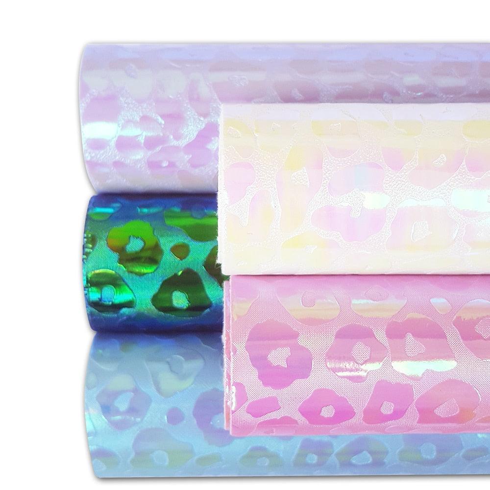 Lisslune | Leopard Print PU Leather Craft Roll - Essential Material for Creative Projects