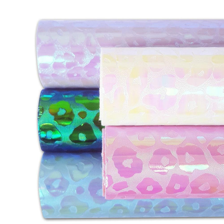 Lisslune | Leopard Print PU Leather Craft Roll - Essential Material for Creative Projects