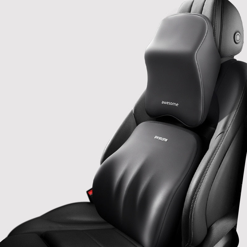 Lisslune | Car seat support | Orthopedic support for neck and back while driving