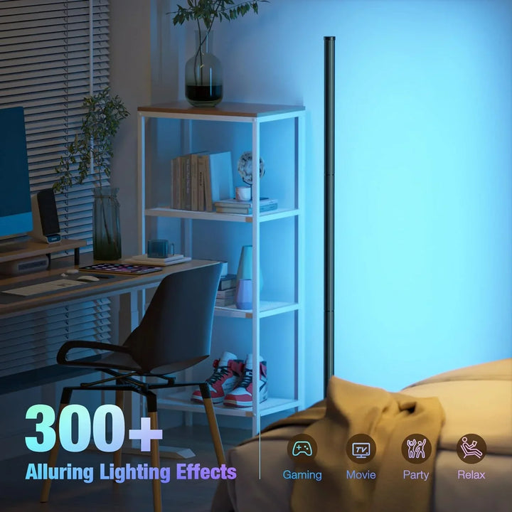 Lisslune | Smart RGB Floor Lamp - 16 Million Color Changing Mood Light