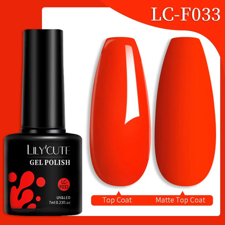 Rynx | 7ml Glitter Gel Nail Polish Semi Permanent Sequins Soak Off UV Gel Colorful DIY Nail Art Polishes