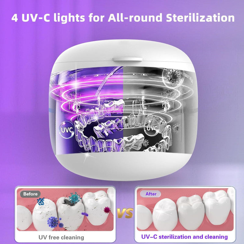Lisslune | UltraClean Pro: Multi-Functional Ultrasonic Cleaner with UV Sanitizing Lights