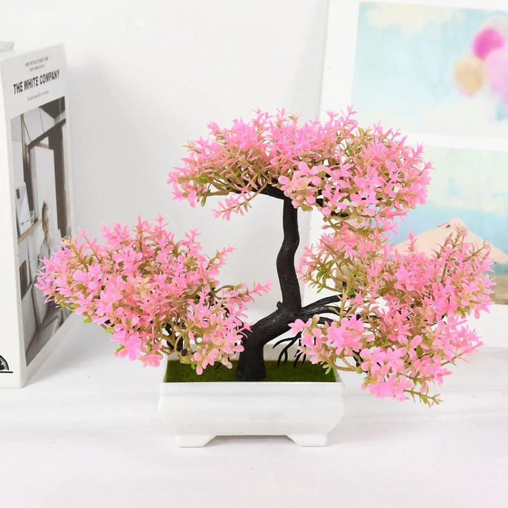 Rynx Artificial Plants Bonsai Small Tree Pot Artificial Plant Flowers Potted Plants Ornaments For Home Room Table Decoration Hotel Garden Decor